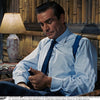View 2 of product Dr. No Blue Cotton Shirt With Cocktail Cuff As Seen On James Bond