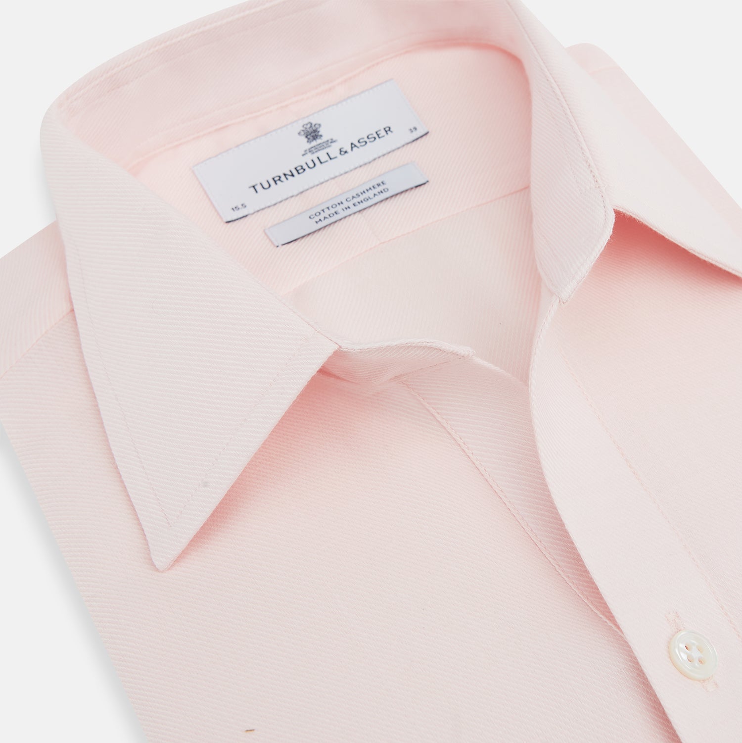 View 2 of product Pale Pink Cotton Cashmere Chelsea Shirt