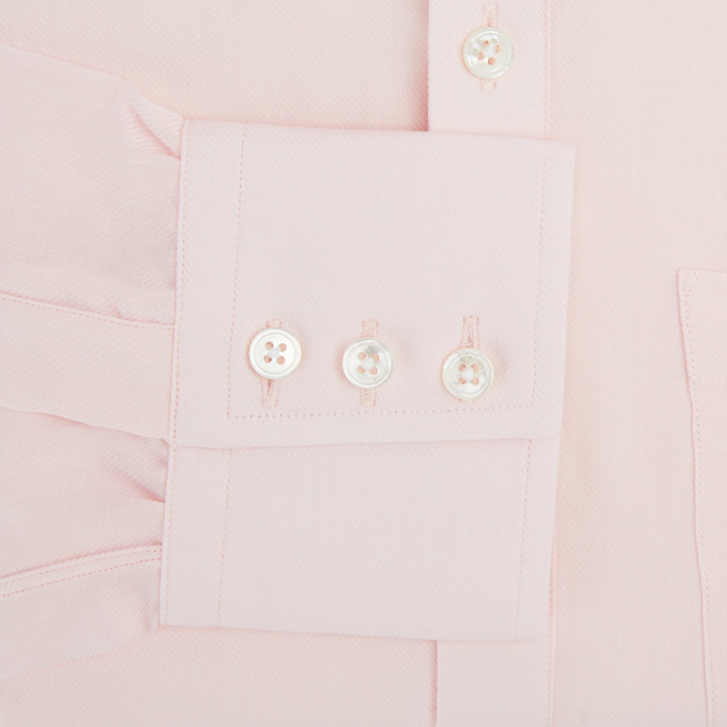 View 3 of product Pale Pink Cotton Cashmere Chelsea Shirt
