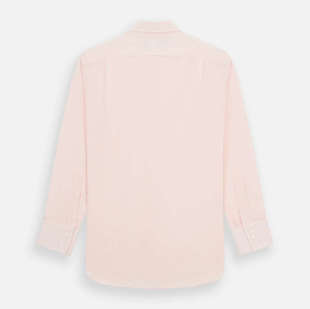 Pale Pink Cotton Cashmere Chelsea Shirt
