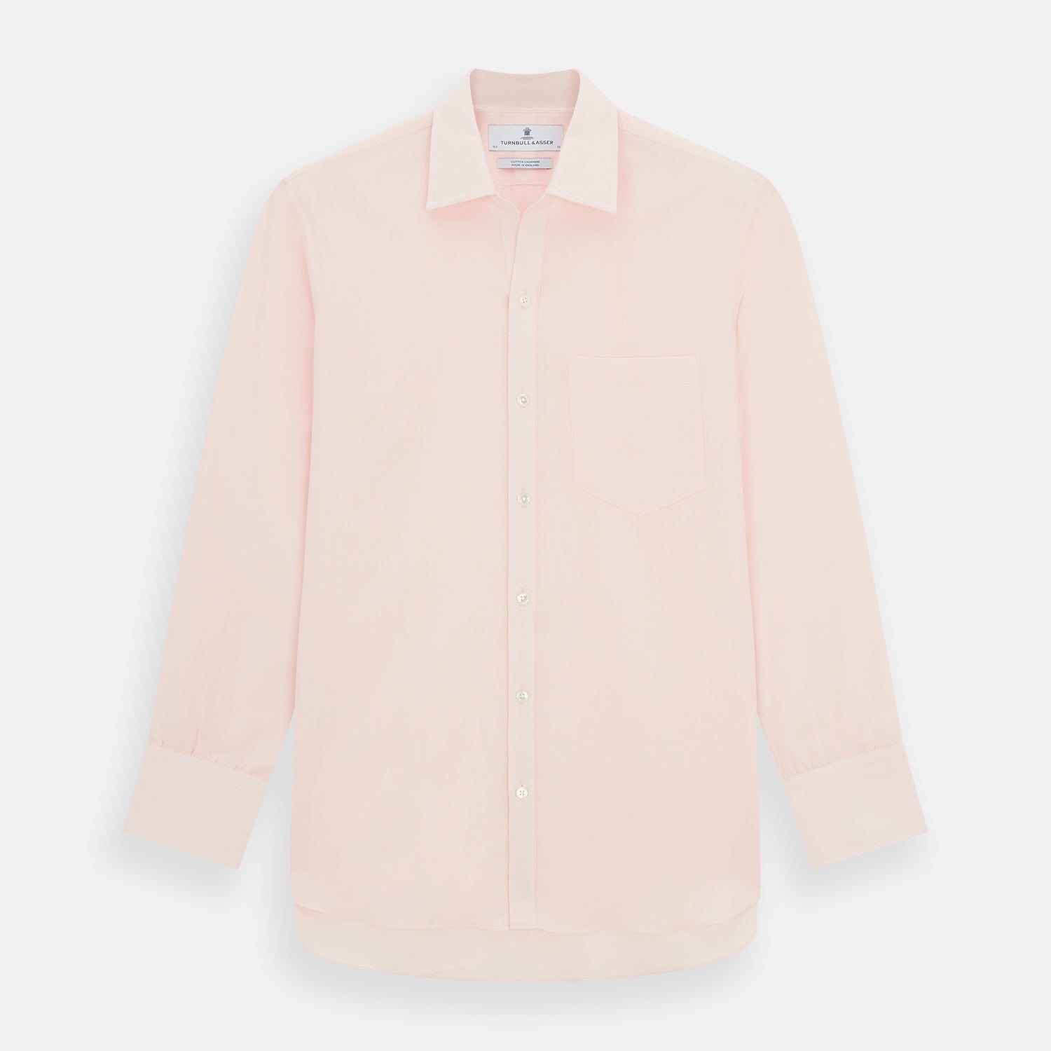 View 1 of product Pale Pink Cotton Cashmere Chelsea Shirt