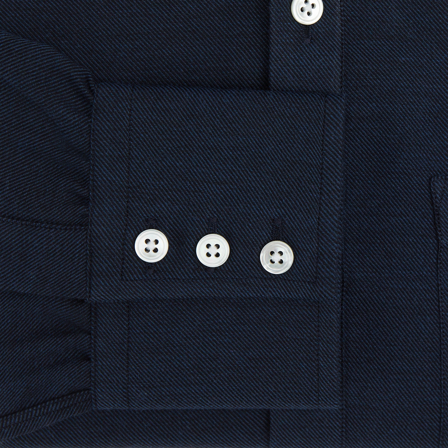 Navy Cotton Cashmere Chelsea Shirt