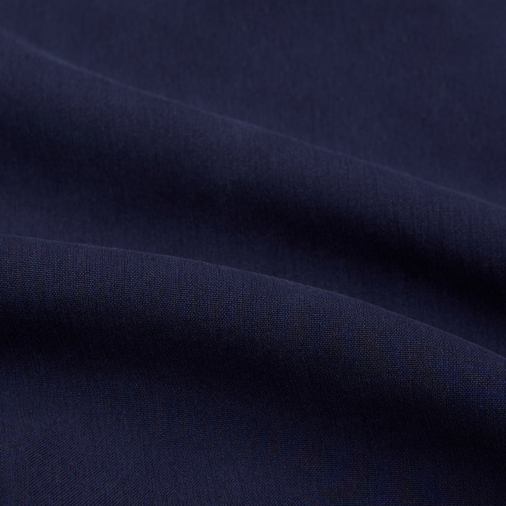 Navy Silk Chelsea Shirt