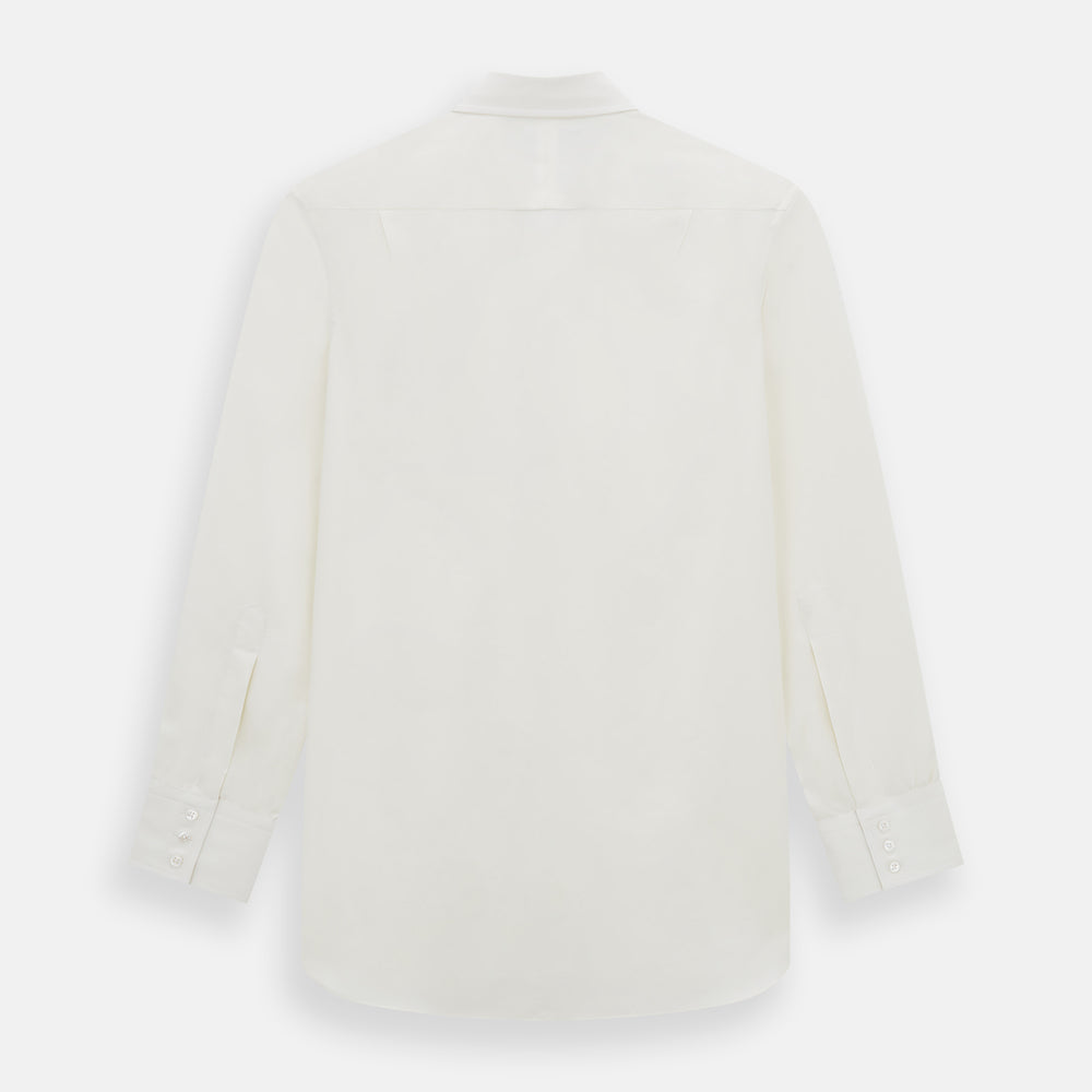 Cream Silk Chelsea Shirt