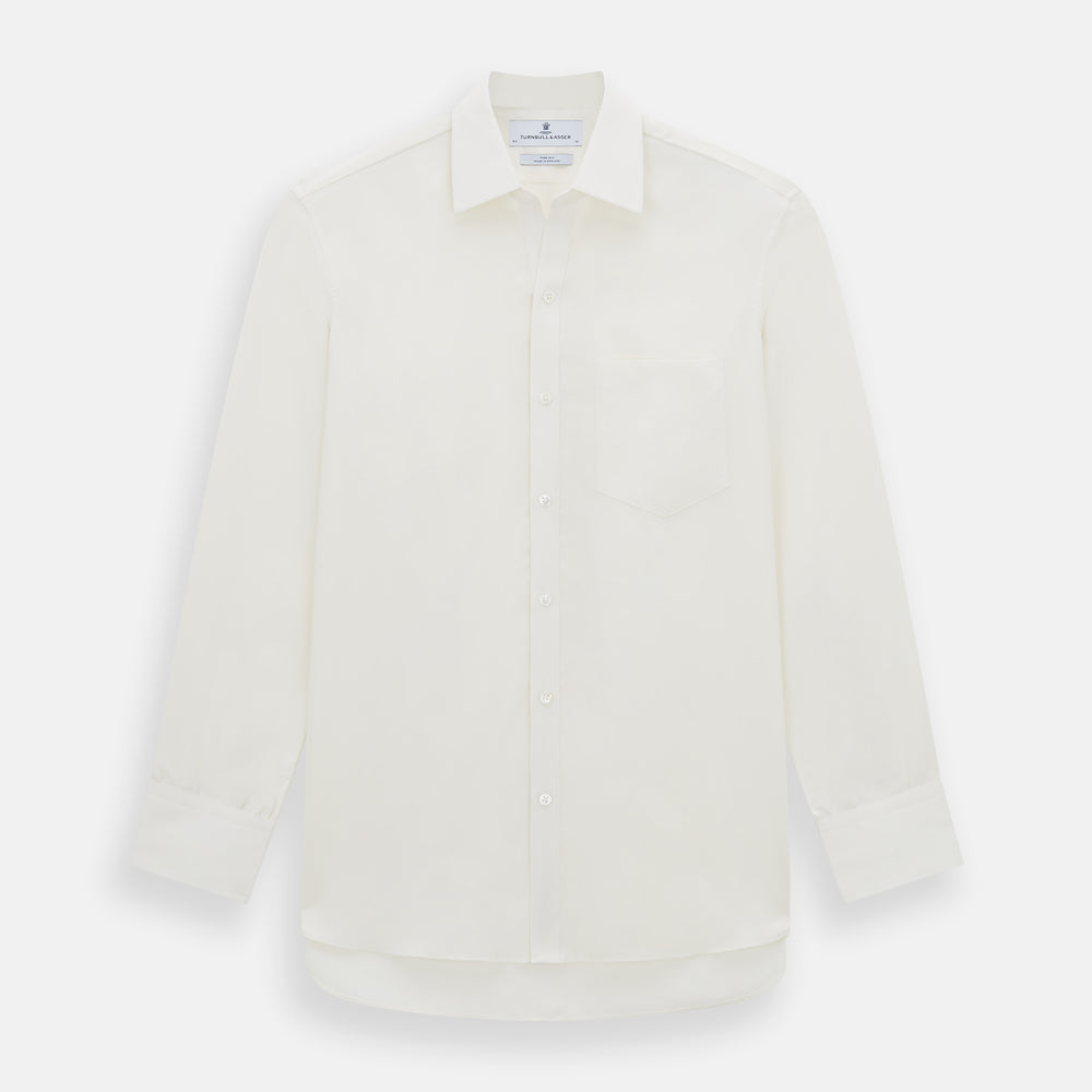 Cream Silk Chelsea Shirt