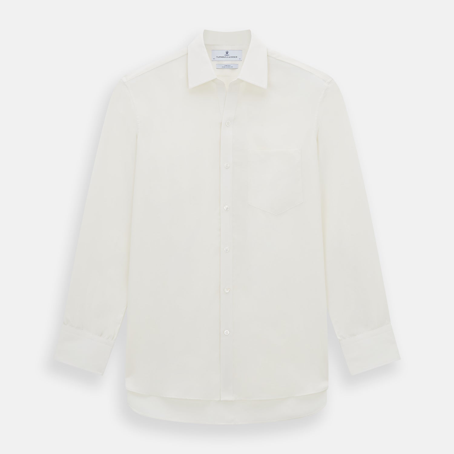 View 1 of product Cream Silk Chelsea Shirt
