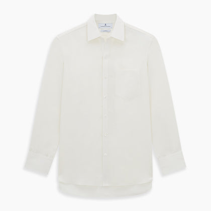 Cream Silk Chelsea Shirt Image 6