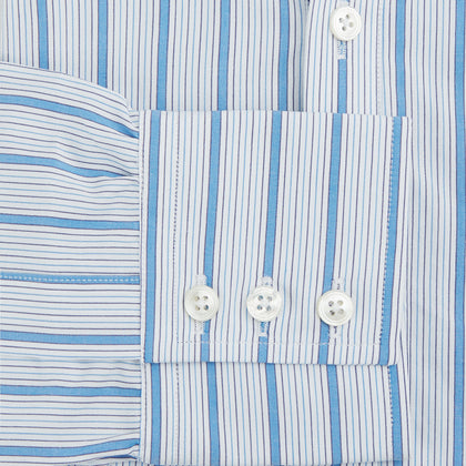 Blue Multi Track Stripe Chelsea Shirt Image 2