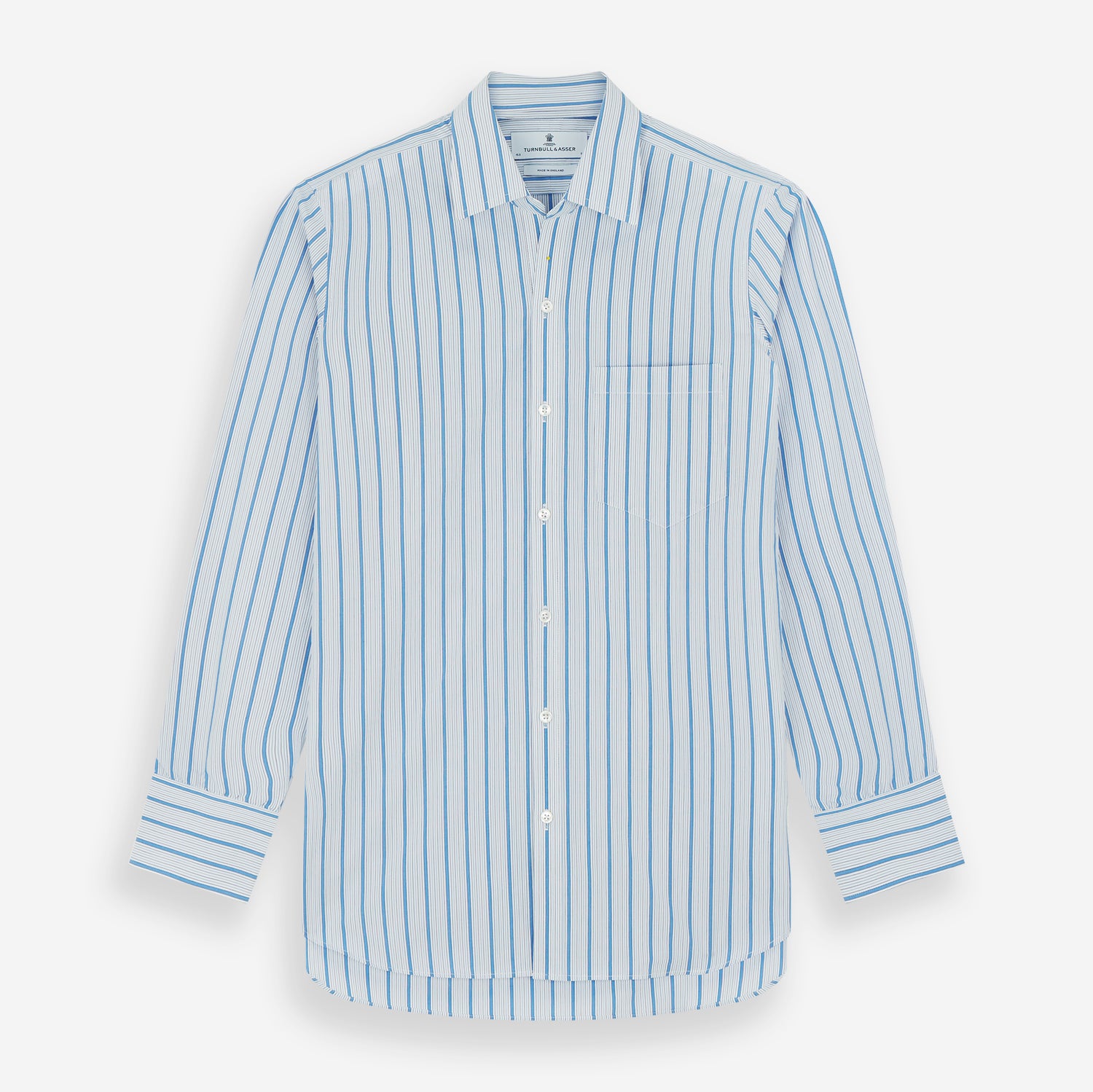 View 1 of product Blue Multi Track Stripe Chelsea Shirt
