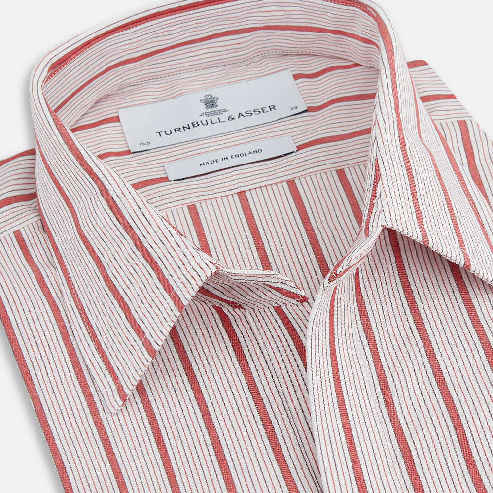 Red Multi Track Stripe Chelsea Shirt
