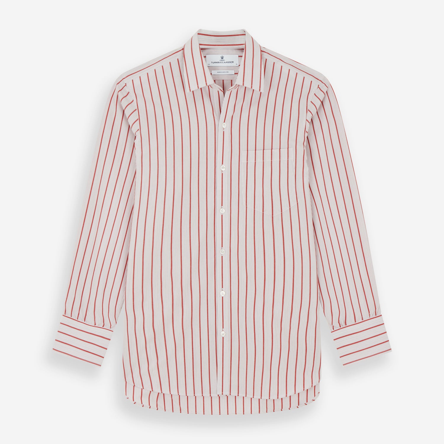 View 1 of product Red Multi Track Stripe Chelsea Shirt