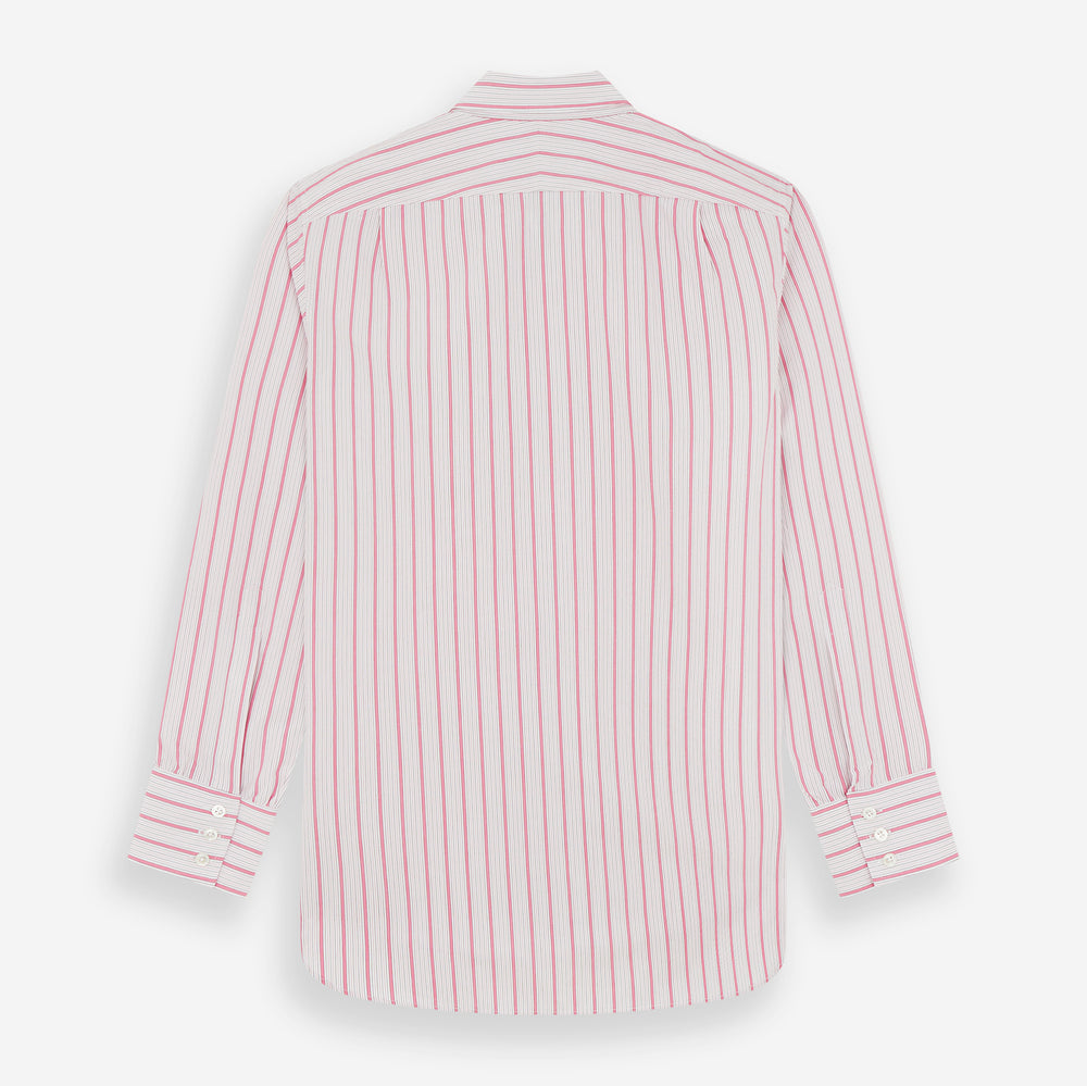 Pink Multi Track Stripe Chelsea Shirt