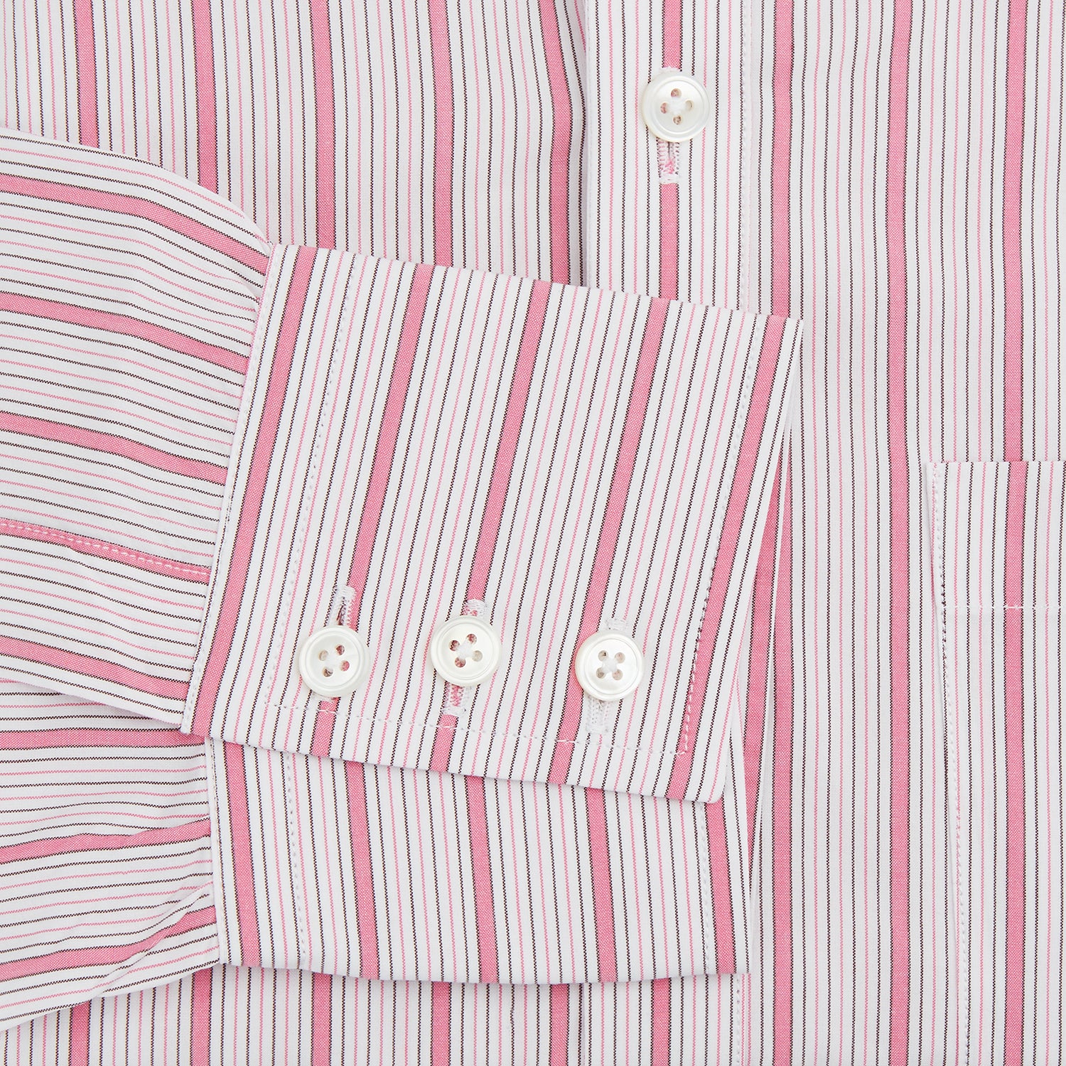 View 3 of product Pink Multi Track Stripe Chelsea Shirt