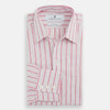 View 5 of product Pink Multi Track Stripe Chelsea Shirt