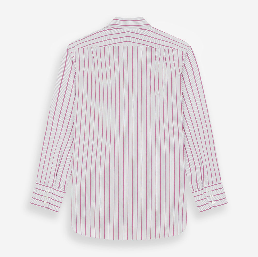 Purple Multi Track Stripe Chelsea Shirt