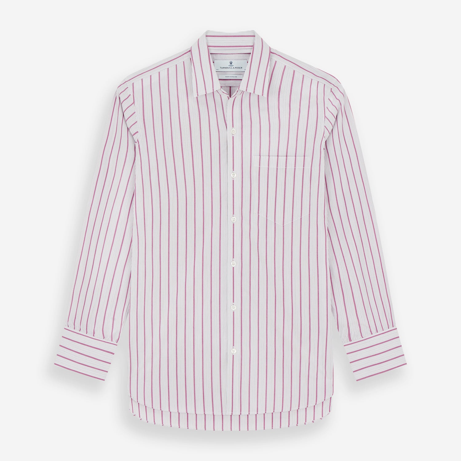 View 1 of product Purple Multi Track Stripe Chelsea Shirt
