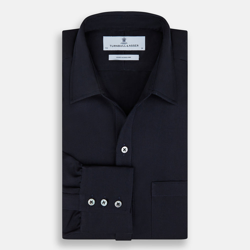 Navy Twill Chelsea Shirt