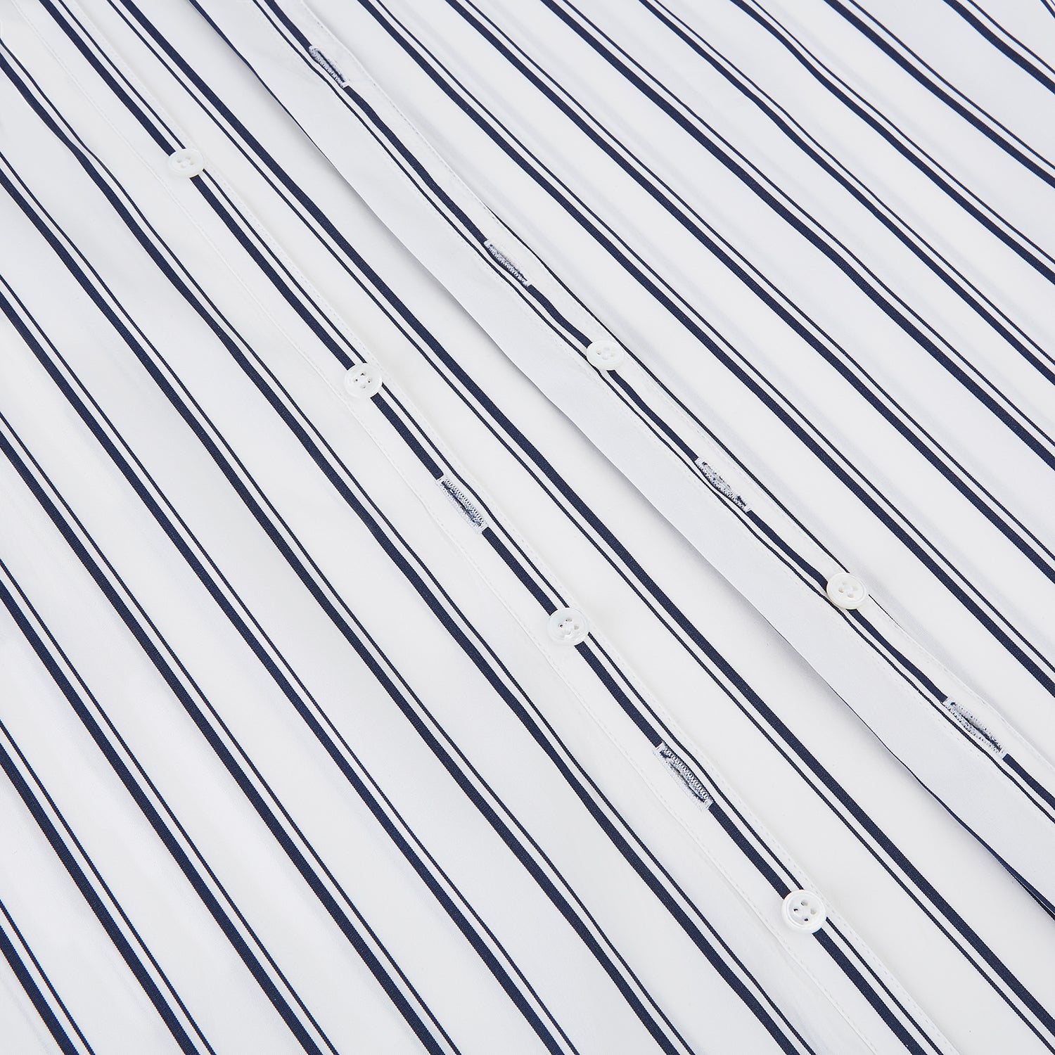 View 16 of product NAVY STRIPED COTTON WESTMINSTER SHIRT
