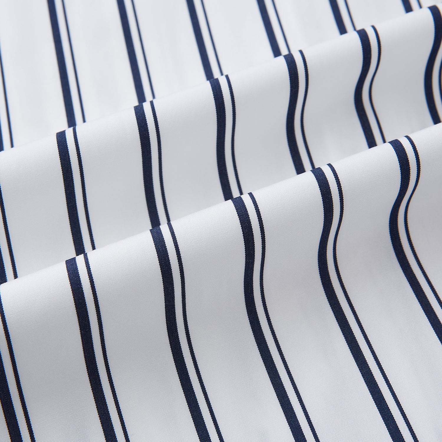 View 8 of product NAVY STRIPED COTTON WESTMINSTER SHIRT