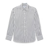 View 9 of product NAVY STRIPED COTTON WESTMINSTER SHIRT