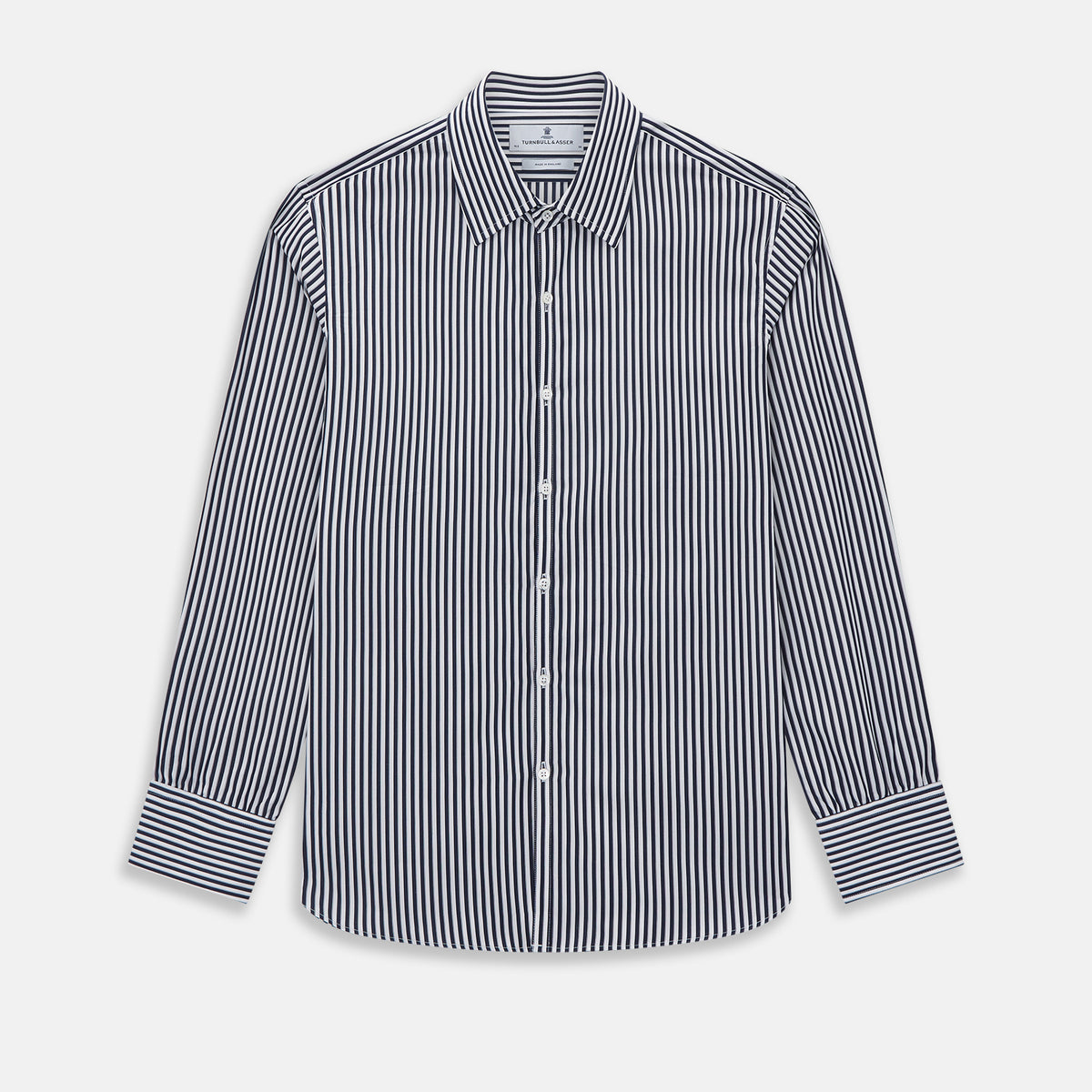 View 1 of product Striped Navy on White Westminster Regular Fit Shirt in Cotton