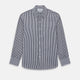 Striped Navy on White Westminster Regular Fit Shirt in Cotton