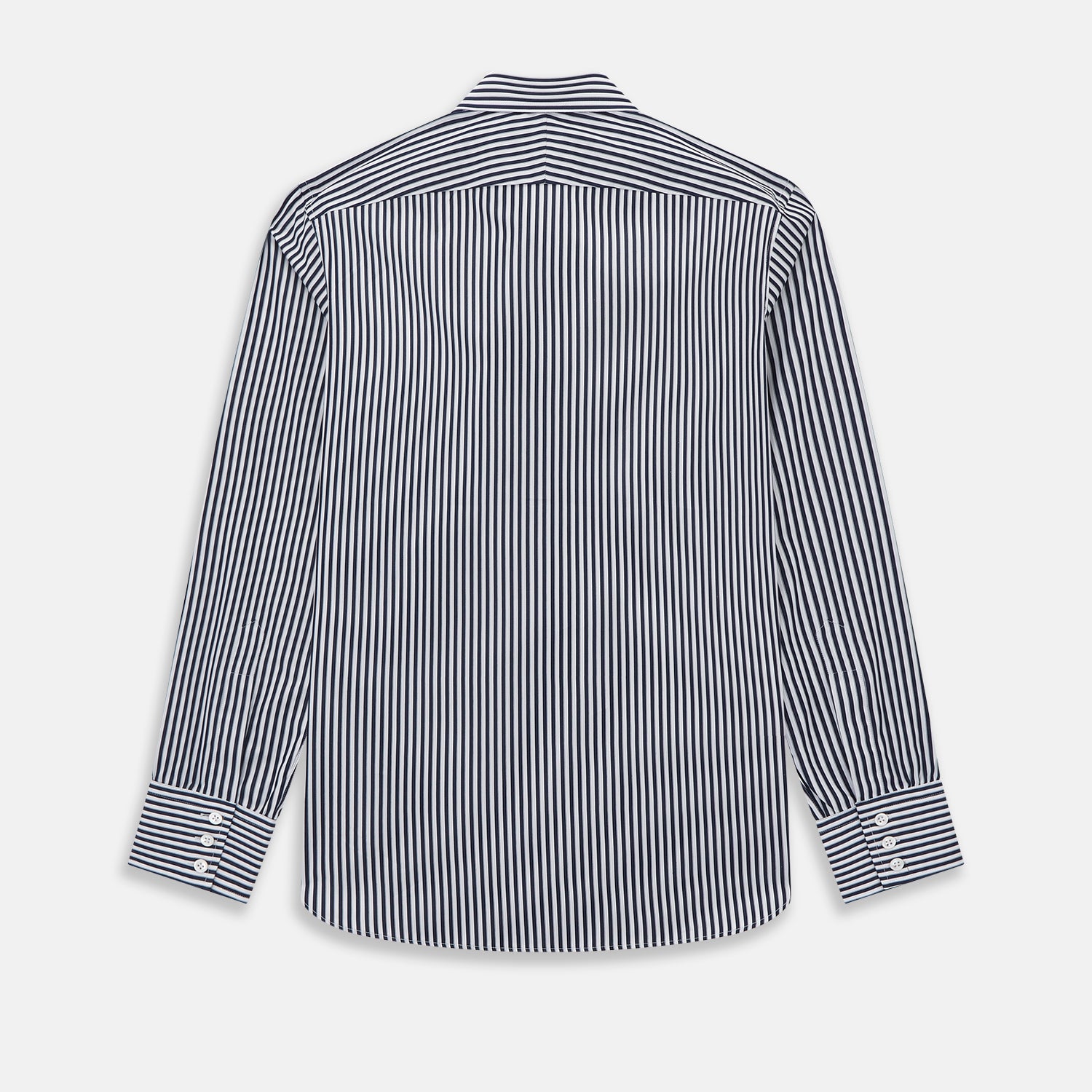 View 3 of product Striped Navy on White Westminster Regular Fit Shirt in Cotton