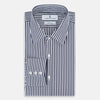 View 5 of product Striped Navy on White Westminster Regular Fit Shirt in Cotton