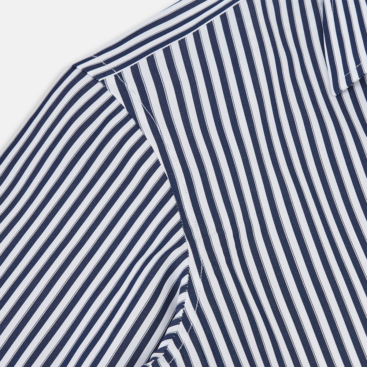 View 6 of product Striped Navy on White Westminster Regular Fit Shirt in Cotton