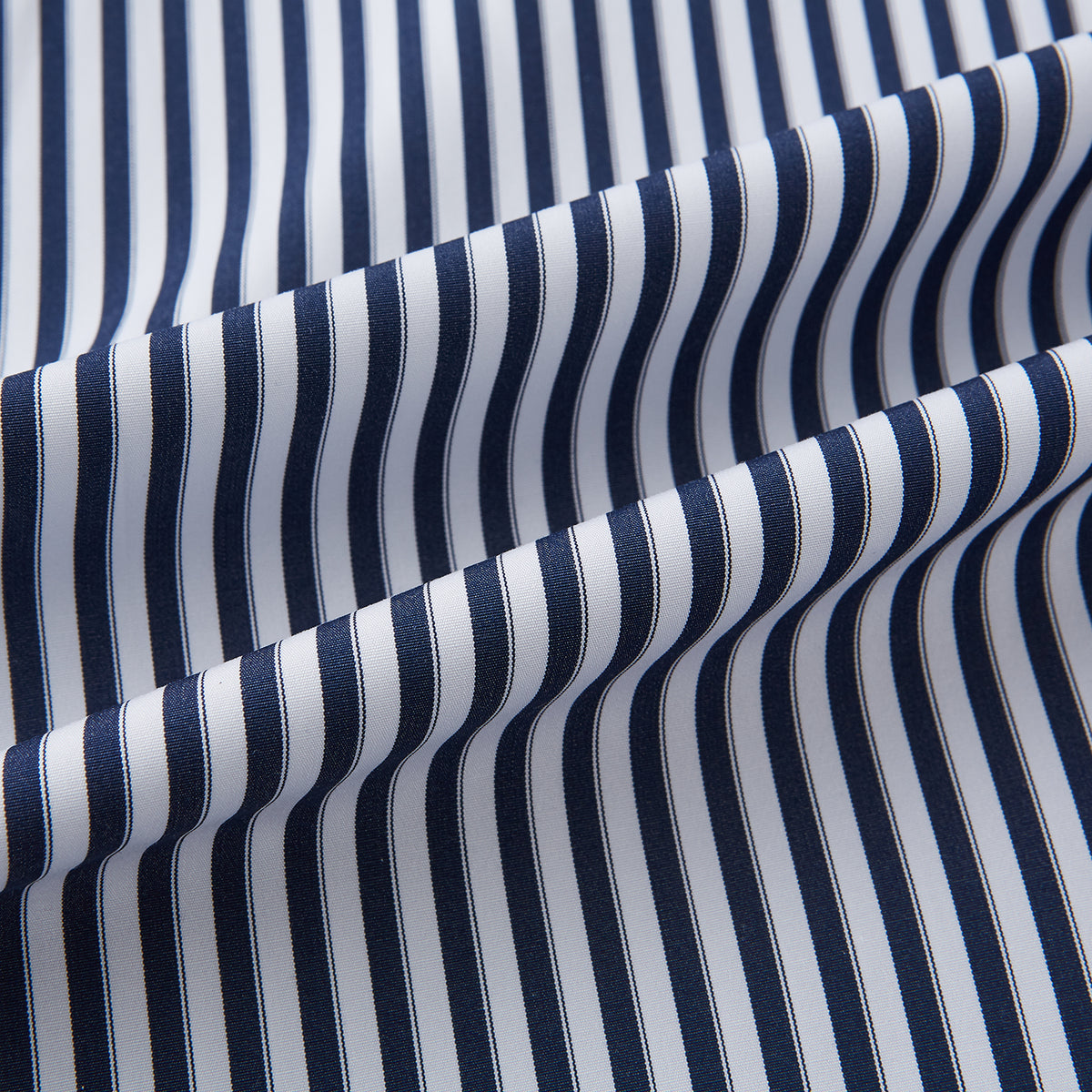 View 8 of product Striped Navy on White Westminster Regular Fit Shirt in Cotton