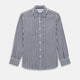 Striped Navy on White Westminster Regular Fit Shirt in Cotton