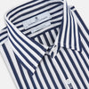 View 2 of product Striped Navy on White Westminster Regular Fit Shirt in Cotton