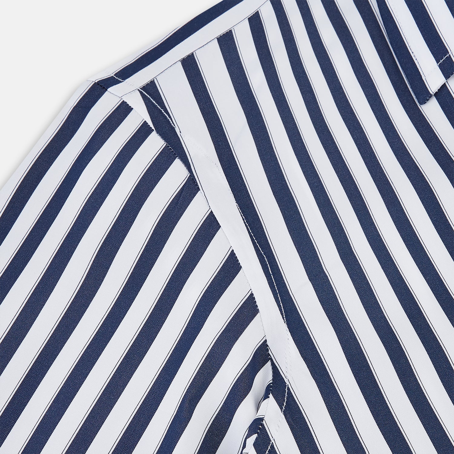 View 5 of product Striped Navy on White Westminster Regular Fit Shirt in Cotton