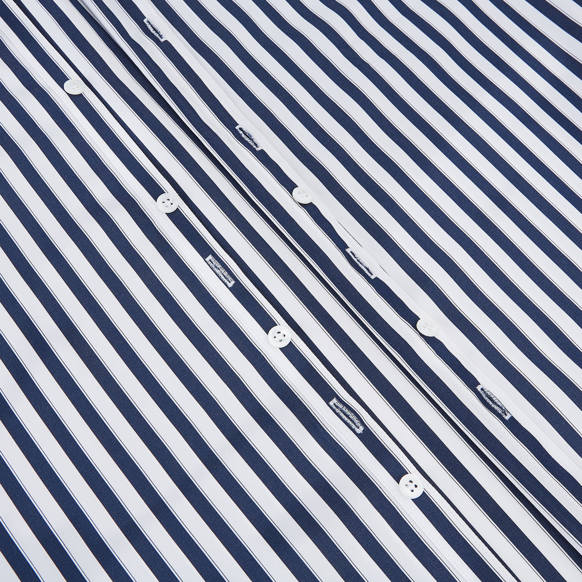 View 6 of product Striped Navy on White Westminster Regular Fit Shirt in Cotton
