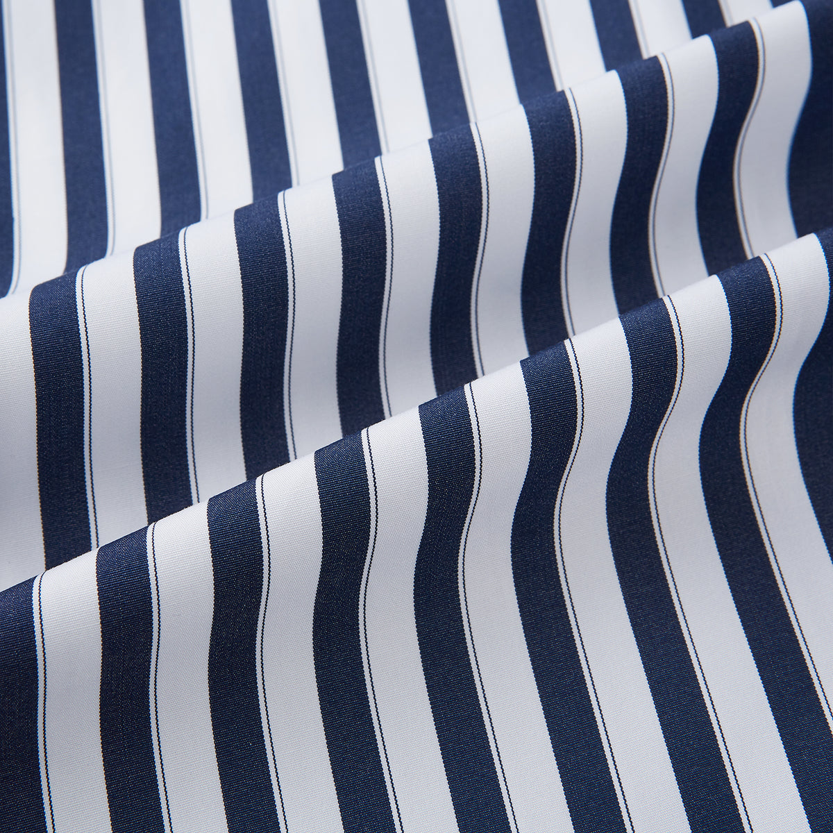 View 7 of product Striped Navy on White Westminster Regular Fit Shirt in Cotton