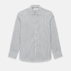 View 1 of product Navy Stripe on White Westminster Shirt with Closed Collar and Button Cuffs