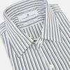View 2 of product Navy Stripe on White Westminster Shirt with Closed Collar and Button Cuffs