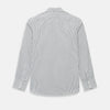 View 3 of product Navy Stripe on White Westminster Shirt with Closed Collar and Button Cuffs