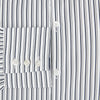 View 4 of product Navy Stripe on White Westminster Shirt with Closed Collar and Button Cuffs