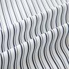 View 8 of product Navy Stripe on White Westminster Shirt with Closed Collar and Button Cuffs