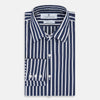 View 2 of product Striped Navy on White Westminster Regular Fit Shirt in Cotton