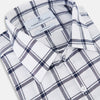 View 2 of product Chequered Navy on White Westminster Regular Fit Shirt in Cotton