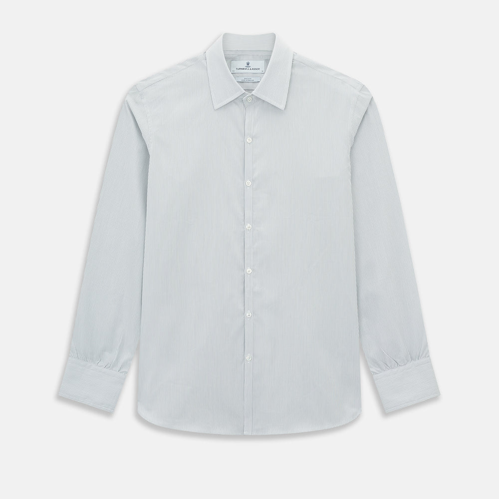 Grey Ripple Double Pinstripe Westminster Shirt 17