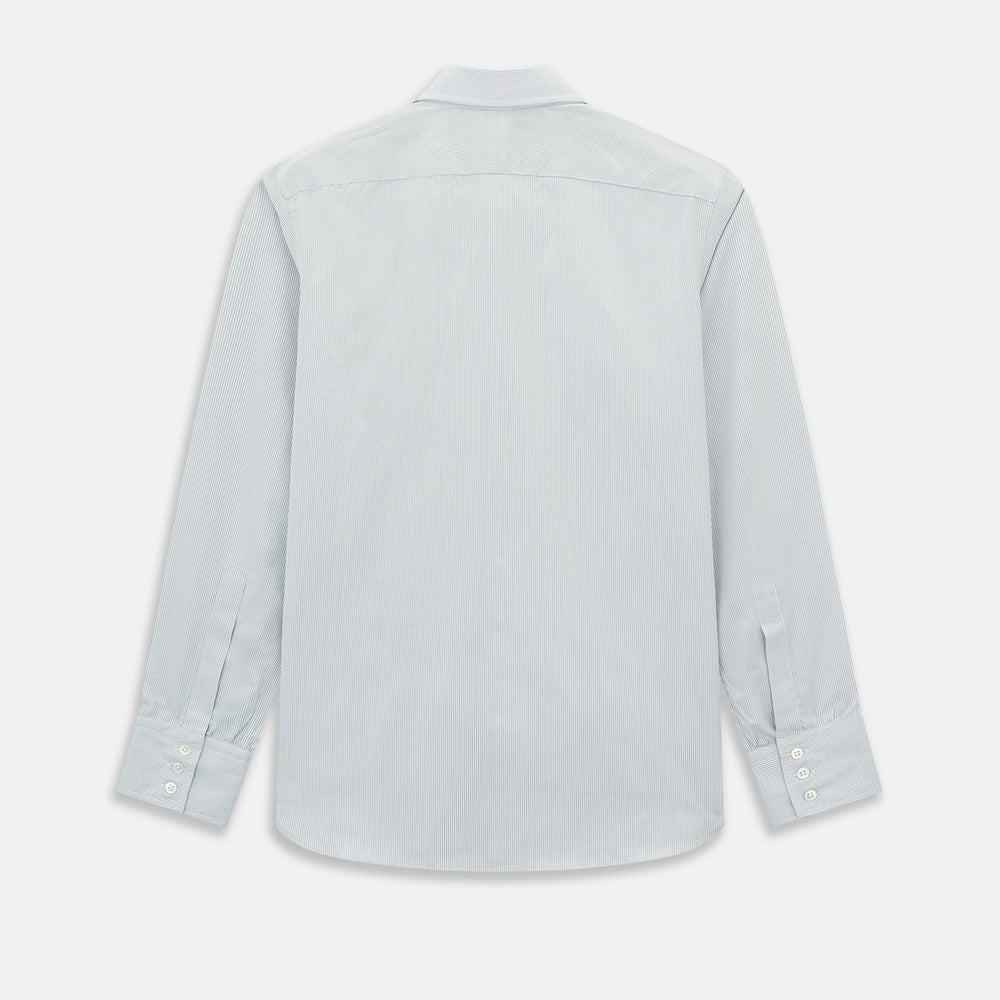 Grey Ripple Double Pinstripe Westminster Shirt 17