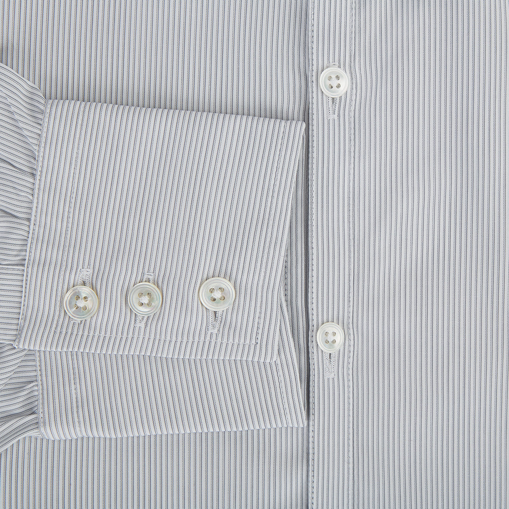 Grey Ripple Double Pinstripe Westminster Shirt 17