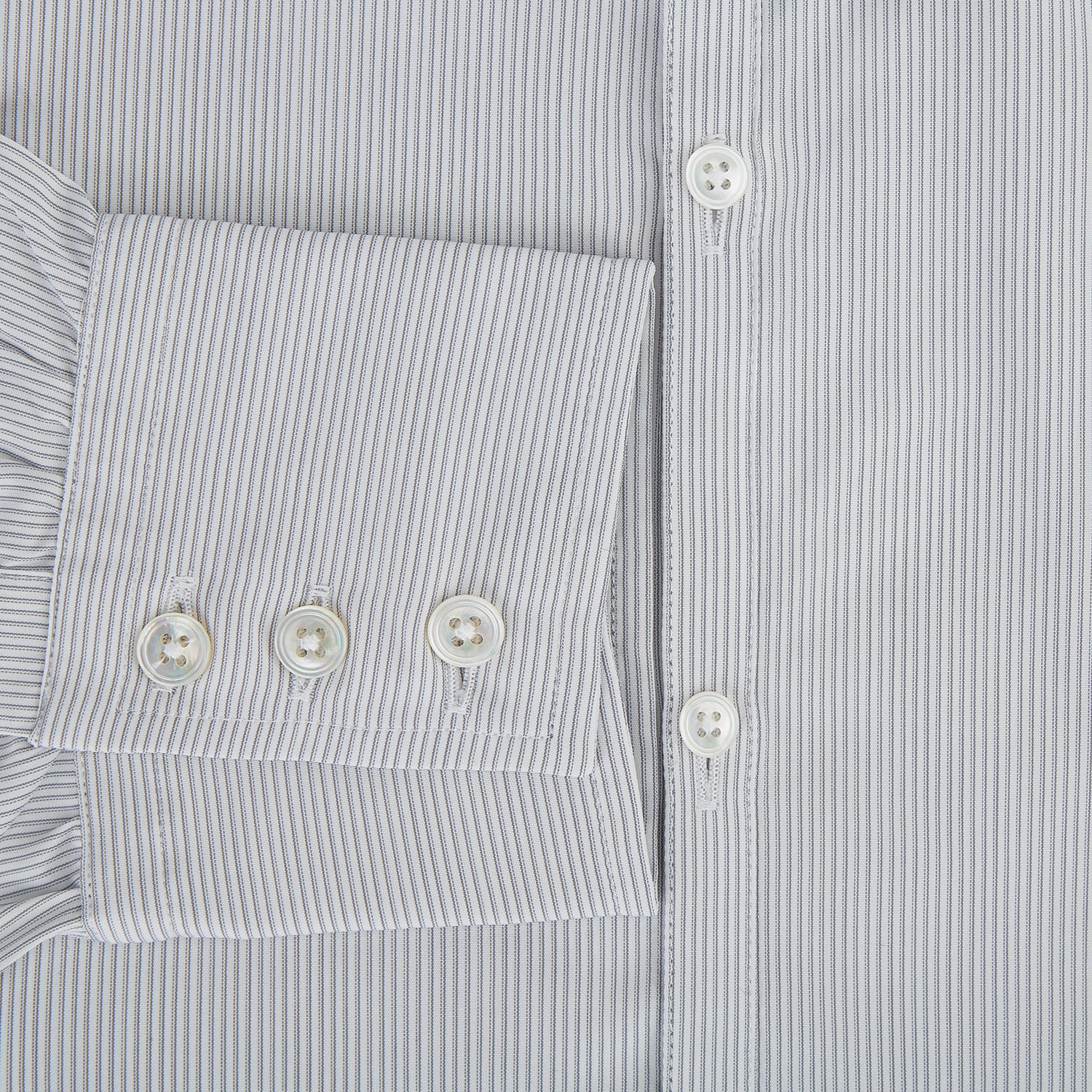View 4 of product Grey Ripple Double Pinstripe Westminster Shirt 17