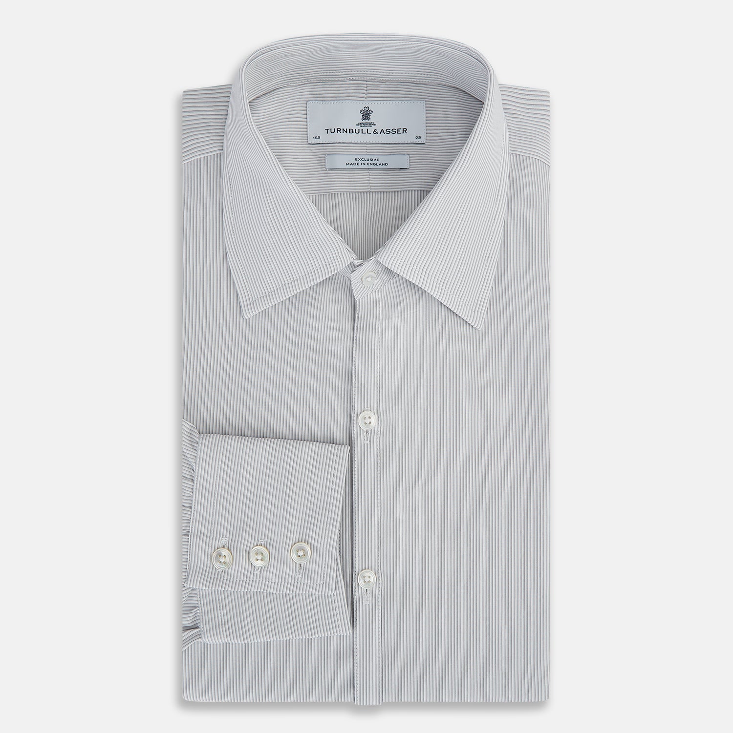 View 5 of product Grey Ripple Double Pinstripe Westminster Shirt 17