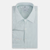 View 5 of product Sage Ripple Double Pinstripe Westminster Shirt 18.5