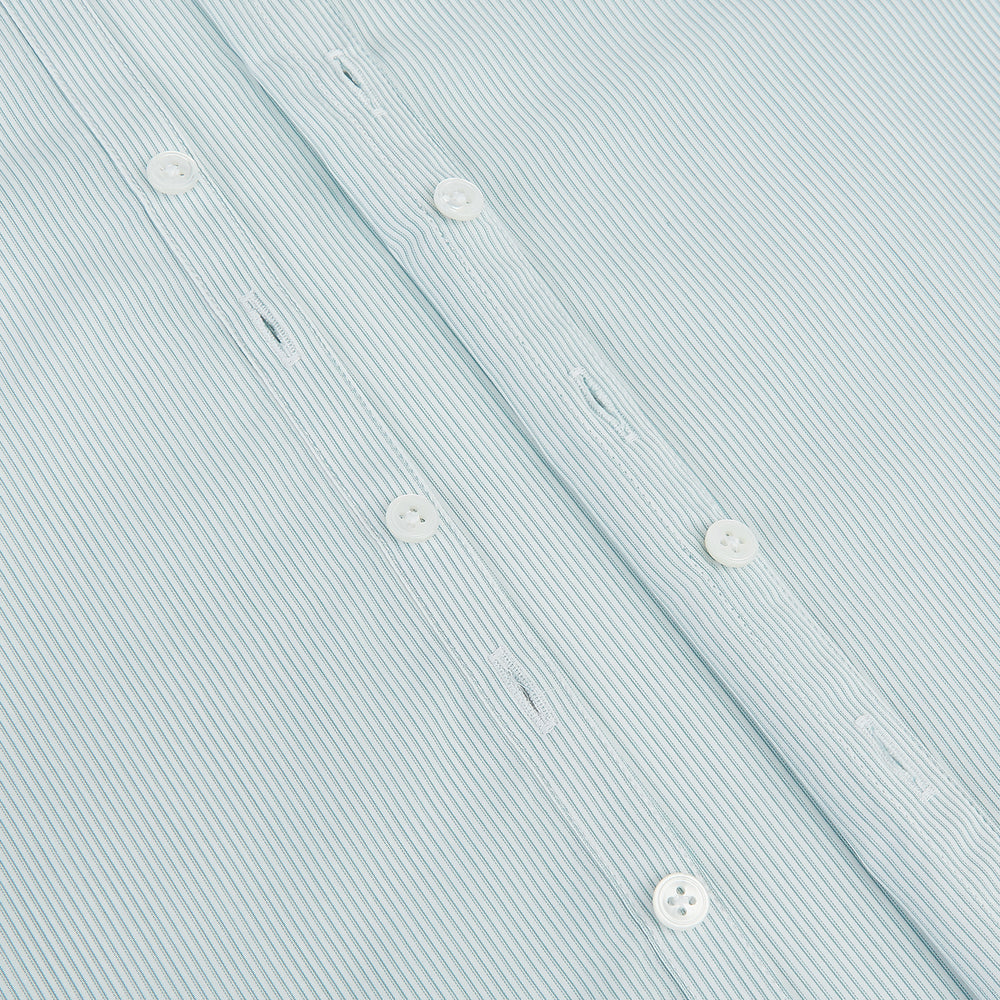 Sage Ripple Double Pinstripe Westminster Shirt 18.5
