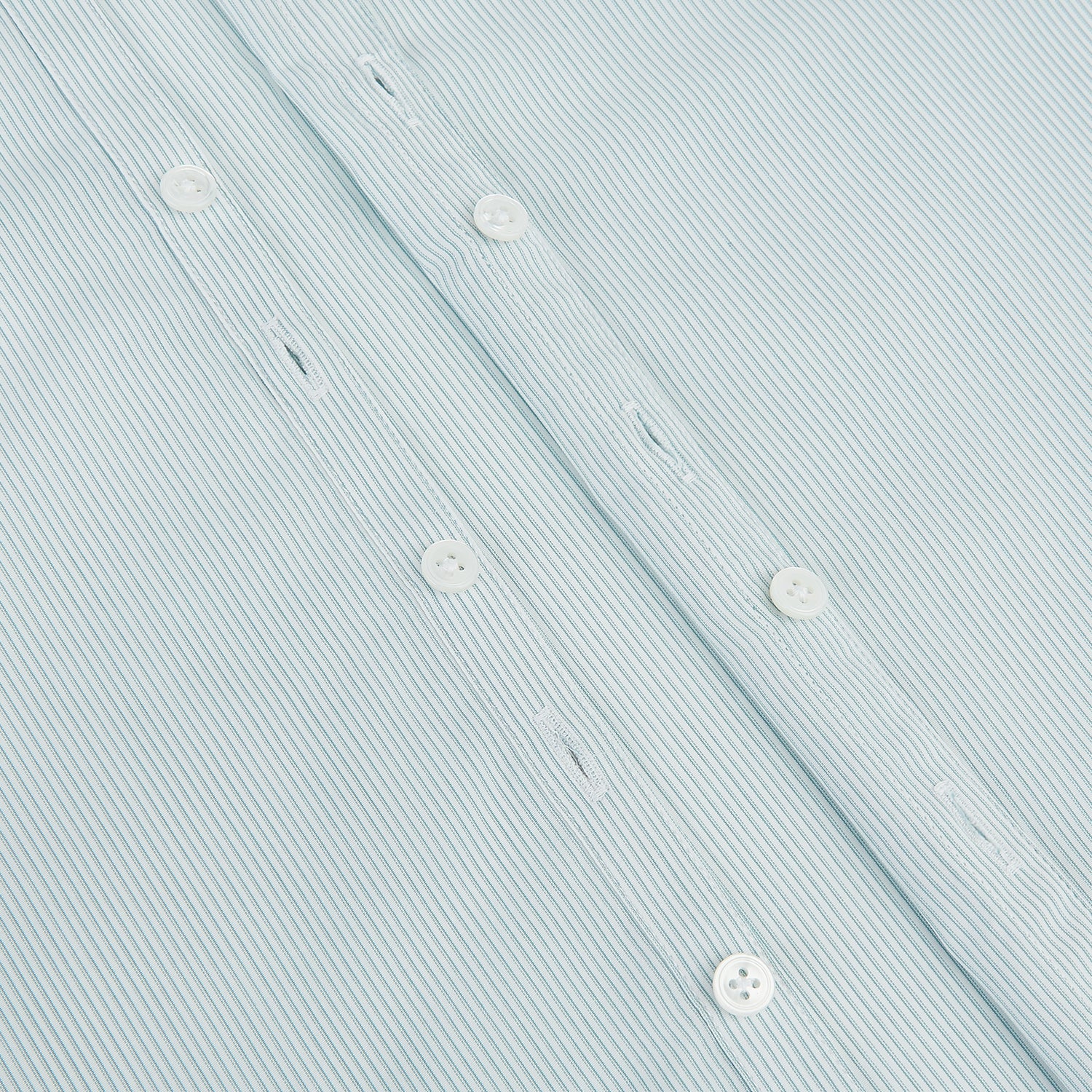 View 7 of product Sage Ripple Double Pinstripe Westminster Shirt 18.5